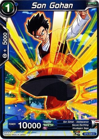 Son Gohan - BT4-028 - Common
Colossal Warfare Non-Foil Singles