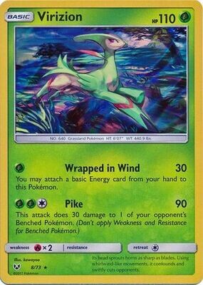 Virizion - 8/73 - Holo Rare
Shining Legends Singles