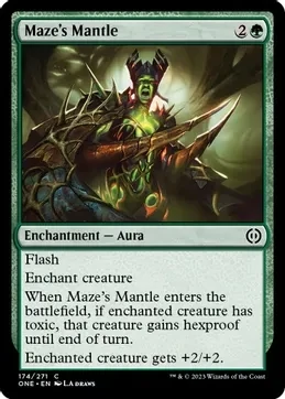 Maze&#39;s Mantle - Phyrexia: All Will Be One (ONE)
Phyrexia: All Will Be One