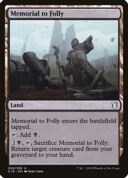 Memorial to Folly - Commander 2019 (C19)
Commander 2019