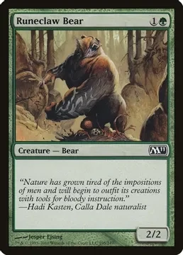 Runeclaw Bear - Magic 2011 (M11)  (Español)