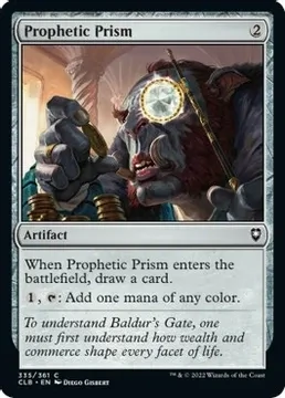 Prophetic Prism - Commander Legends: Battle for Baldur&#39;s Gate (CLB)
Commander Legends: Battle for Baldur&#39;s Gate *Espanol*
