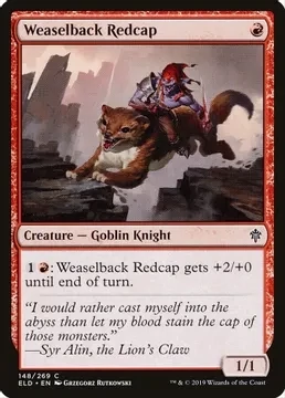 Weaselback Redcap - Throne of Eldraine (ELD)
Throne of Eldraine