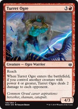 Turret Ogre 148/264 - War of the Spark Singles (Español)