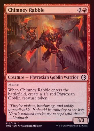 Chimney Rabble 126/271 - Foil
Phyrexia All Will Be One Foil Singles (Español)