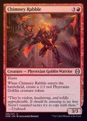 Chimney Rabble 126/271 - Foil
Phyrexia All Will Be One Foil Singles (Español)