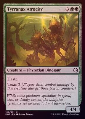 Tyrranax Atrocity 188/271 - Foil Phyrexia All Will Be One Foil Singles