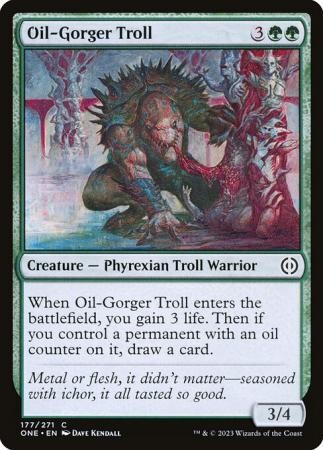 Oil-Gorger Troll 177/271 Phyrexia All Will Be One Singles  (Español)