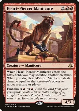 Heart-Piercer Manticore - Amonkhet (AKH)
Amonkhet