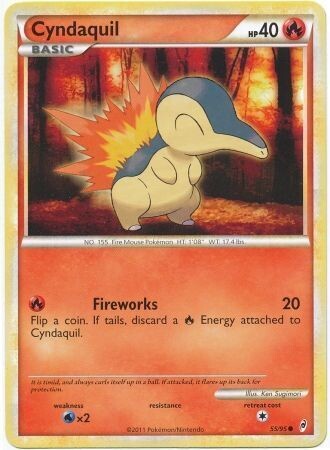 Cyndaquil - 55/95 - Common Call of Legends Singles