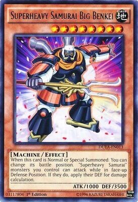 Superheavy Samurai Big Benkei - DUEA-EN013 - Rare 1st Edition Duelist Alliance 1st Edition Singles