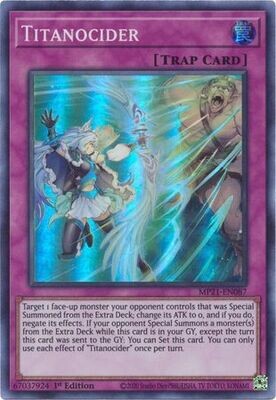 Titanocider - MP21-EN087 - Super Rare 1st Edition 2021 Mega-Tin: Ancient Battles 1st Edition Singles (Espanol)