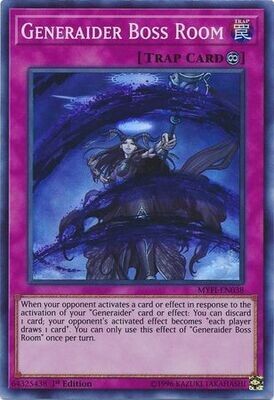 Generaider Boss Room - MYFI-EN038 - Super Rare 1st Edition Mystic Fighters Singles