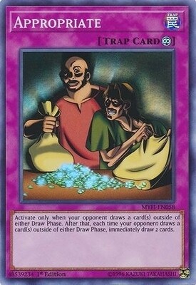 Appropriate - MYFI-EN058 - Super Rare 1st Edition Mystic Fighters Singles