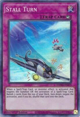 Stall Turn - DAMA-EN079 - Super Rare 1st Edition Dawn of Majesty 1st Edition Singles (espanol)