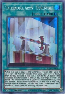 Infernoble Arms - Durendal - MP21-EN136 - Super Rare 1st Edition 2021 Mega-Tin: Ancient Battles 1st Edition Singles (espanol)