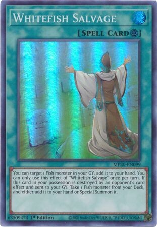 Whitefish Salvage - MP20-EN099 - Super Rare 1st Edition 2020 Mega-Tin: Lost Memories 1st Edition Singles (espanol)