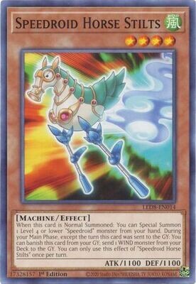 Speedroid Horse Stilts - LED8-EN014 - Common 1st Edition
Legendary Duelists: Synchro Storm 1st Edition Singles
