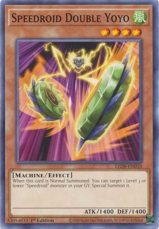 Speedroid Double Yoyo - LED8-EN010 - Common 1st Edition
Legendary Duelists: Synchro Storm 1st Edition Singles