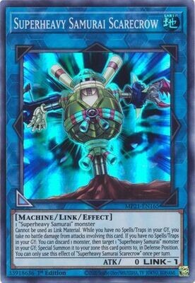 Superheavy Samurai Scarecrow - MP21-EN165 - Super Rare 1st Edition 2021 Mega-Tin: Ancient Battles 1st Edition Singles