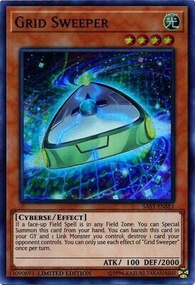 Grid Sweeper - SAST-ENSE1 - Super Rare Limited Edition Savage Strike 1st Edition Singles