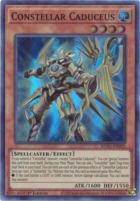 Constellar Caduceus - BLVO-EN022 - Super Rare 1st Edition Blazing Vortex 1st Edition Singles