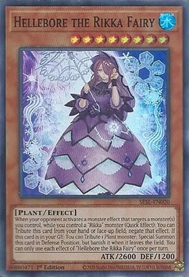 SH Hellebore the Rikka Fairy - SESL-EN020 - Super Rare 1st Edition Secret Slayers Singles