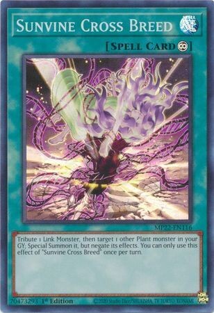 Sunvine Cross Breed - MP22-EN116 - Super Rare 1st Edition 2022 Mega-Tin: Pharaoh&#39;s Gods 1st Edition Singles