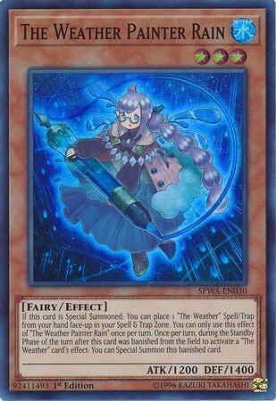 SH The Weather Painter Rain - SPWA-EN030 - Super Rare 1st Edition
Spirit Warriors Singles