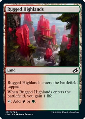 Rugged Highlands 252/274 Ikoria: Lair of Behemoths Singles (Español)