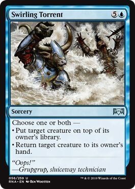 Swirling Torrent 056/259 - Ravnica Allegiance Singles