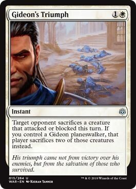 Gideon&#39;s Triumph 015/264 -  War of the Spark Singles