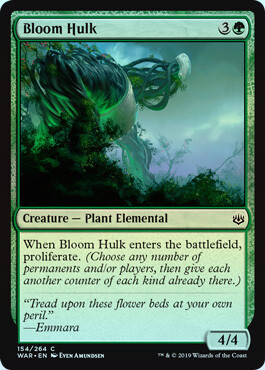 Bloom Hulk 154/264 - Foil
War of the Spark Foil Singles  (Español)