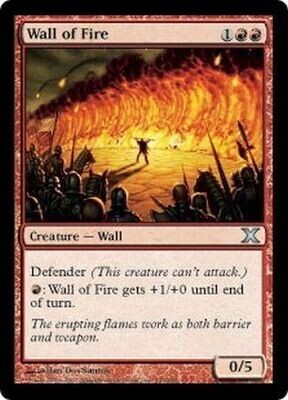 Wall of Fire
MTG 10th Edition Singles