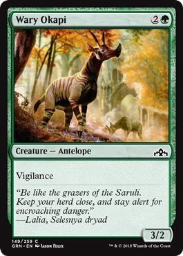 Wary Okapi 149/259
Guilds of Ravnica Singles