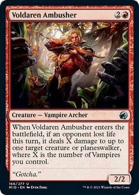 Voldaren Ambusher 166/277 - Innistrad: Midnight Hunt Singles (Español)