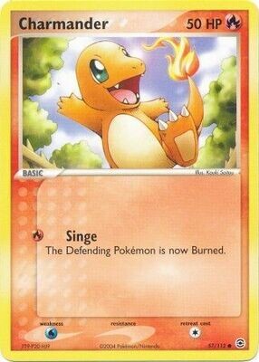 Charmander - 57/112 - Common
Ex Fire Red &amp; Leaf Green Singles