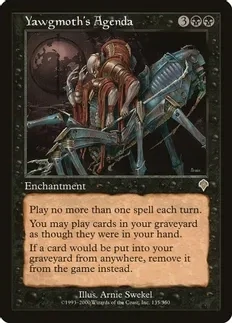 Yawgmoth&#39;s Agenda - Invasion (INV)
Invasion