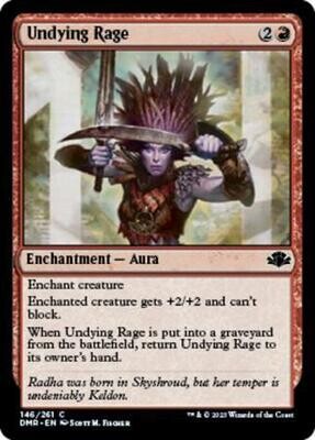 Undying Rage 146/261
Dominaria Remastered Singles