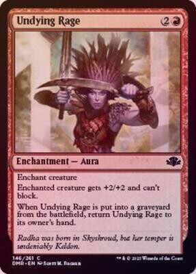 Undying Rage 146/261 - Foil Dominaria Remastered Foil Singles