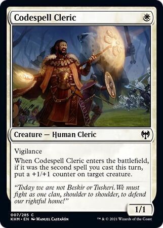 Codespell Cleric 007/285 - Kaldheim Singles