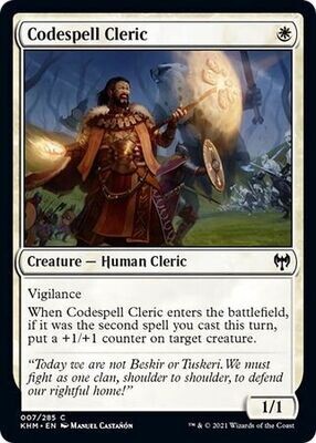 Codespell Cleric 007/285 - Kaldheim Singles