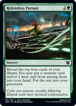 Relentless Pursuit 195/254 Theros: Beyond Death Singles