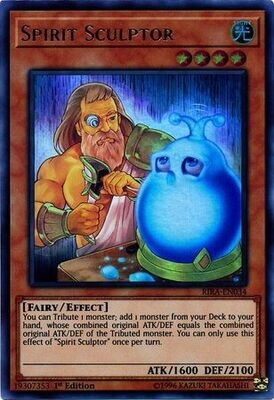 Spirit Sculptor - RIRA-EN034 - Ultra Rare 1st Edition Rising Rampage [RIRA] 1st Edition Singles (Espano)