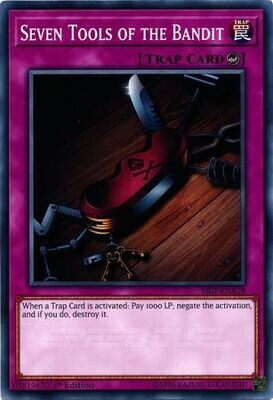 Seven Tools of the Bandit - SS01-ENA18 - Common 1st Edition Speed Duel Starter Decks: Destiny Masters Singles