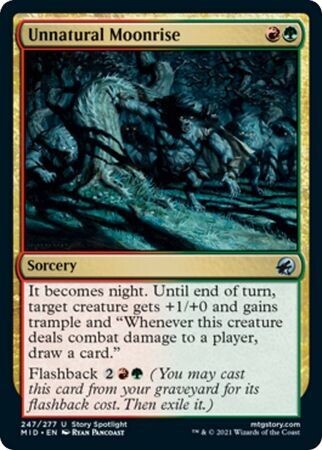Unnatural Moonrise 247/277 Innistrad: Midnight Hunt Singles