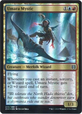 Umara Mystic 238/280 - Foil Zendikar Rising Foil Singles