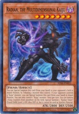 Radian, the Multidimensional Kaiju - SDSA-EN012 - Common 1st Edition
Structure Deck: Sacred Beasts 1st Edition Singles *Espanol*
