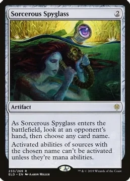 Sorcerous Spyglass - Throne of Eldraine (ELD)
Throne of Eldraine