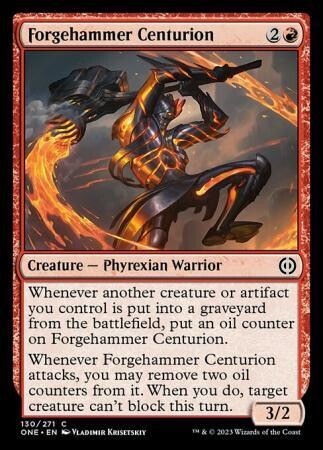 Forgehammer Centurion 130/271
Phyrexia All Will Be One Singles